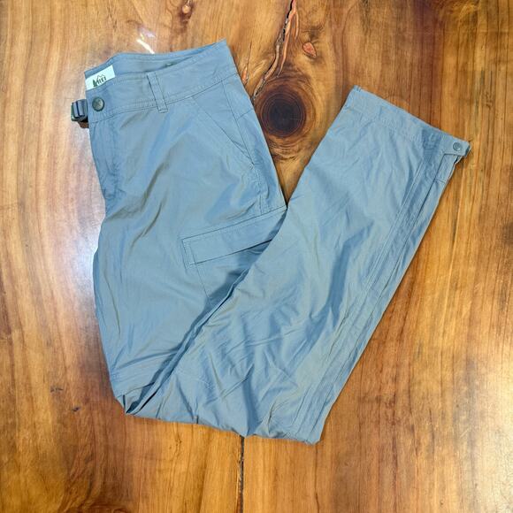 REI Coop Women's Pants 8 Lightweight Nylon Hiking Outdoor Convertible I4-9 - Picture 1 of 8